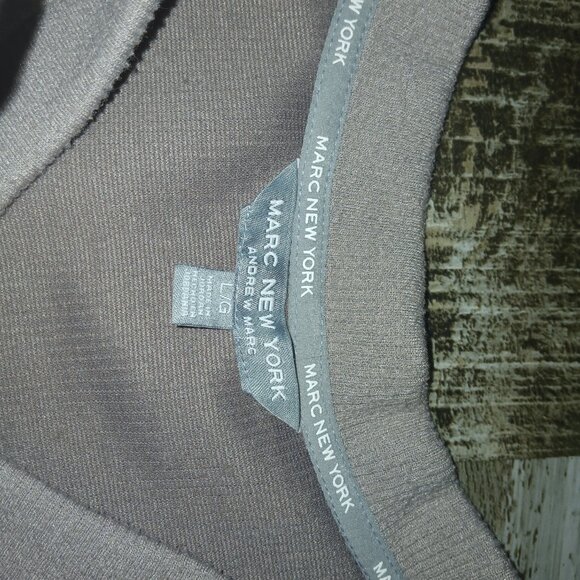 Marc New York Men’s White V-Neck Pullover Sweatshirt / Jumper / Cardigan Size L - Picture 2 of 5